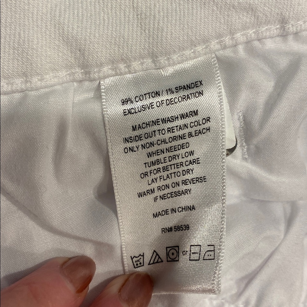 Kut From The Kloth Catherine Boyfriend White Jeans Size 16 Style KP494MF2 - Picture 14 of 17